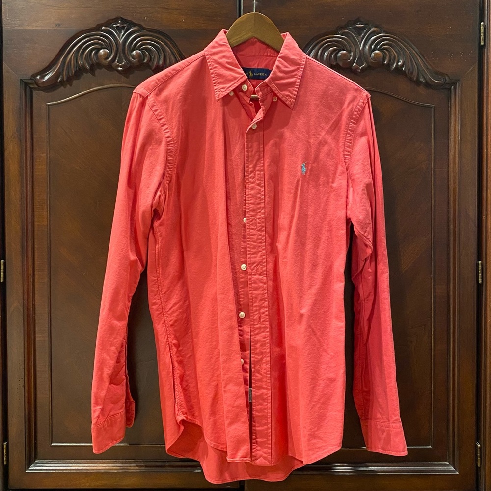 Polo Ralph Lauren Bright Pink Button Down Shirt